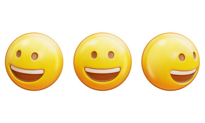 smile face emoji emoticon 3D Icon