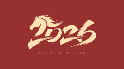 2026 Year of the Horse Digital Art Character