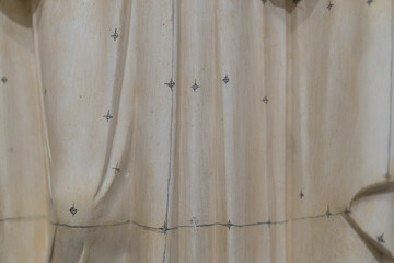Special marks for creating a sculpture. Sculptors' workflow.