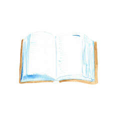 Watercolor Christian illustration.Watercolor hand-drawn illustration.