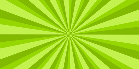 Abstract green background with hypnotic wavy lines pattern. Fresh and natural background