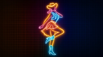 Neon Cowgirl