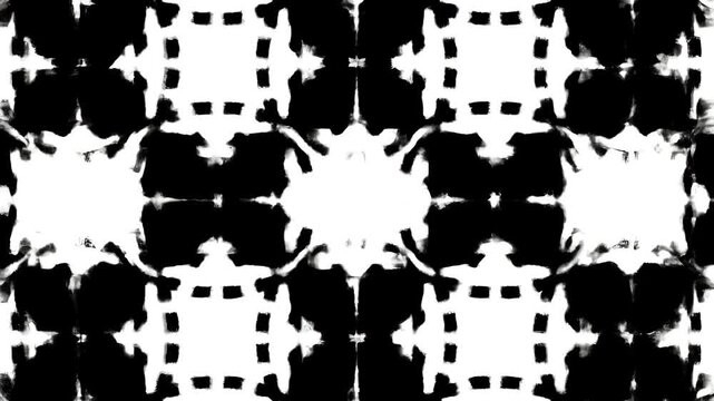 Abstract Black And White Geometric Pattern Background