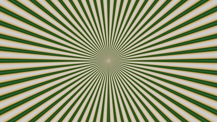 Classic radial starburst background with crisp green and white stripes. Suitable for retro designs, festive themes, or clean, graphic backgrounds.