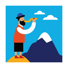 a-jewish-man-in-traditional-attire-blowing-the-sho (1).eps