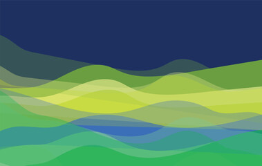 Obraz premium abstract colorful waving shape background