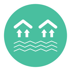 Heating floor Vector icon which can easily modify or edit