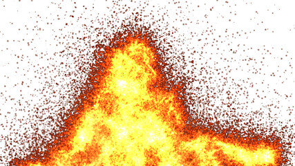 fire burning in a fireplace