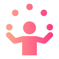 circus gradient icon