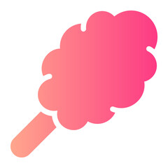cotton candy gradient icon