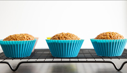 Homemade Healthy Pumpkin Muffins Fall Treat