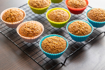Homemade Healthy Pumpkin Muffins Fall Treat