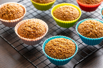 Homemade Healthy Pumpkin Muffins Fall Treat