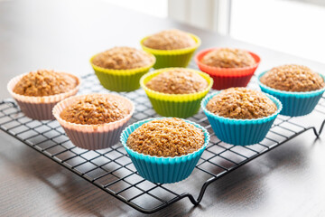 Homemade Healthy Pumpkin Muffins Fall Treat