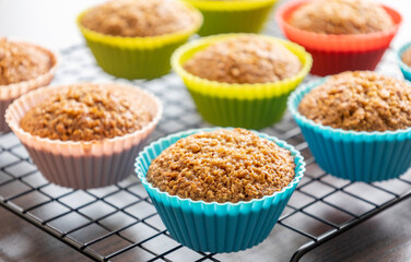 Homemade Healthy Pumpkin Muffins Fall Treat