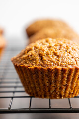 Homemade Healthy Pumpkin Muffins Fall Treat