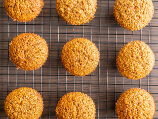 Homemade Healthy Pumpkin Muffins Fall Treat
