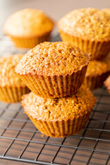 Homemade Healthy Pumpkin Muffins Fall Treat