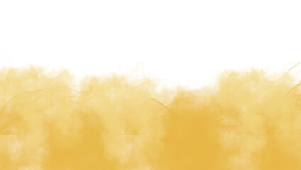  yellow paint abstract art design pattern canvas paper stain wash gold ink on transparent background