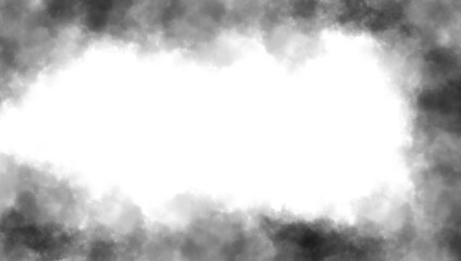 Abstract smoke background gray white cloud texture pattern design effect space wallpaper backdrop blur dark light on transparent background