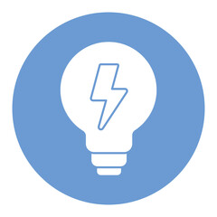 Fototapeta premium Electrical energy Vector icon which can easily modify or edit