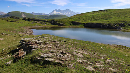 Lac Alpin Des Alpes Dans
