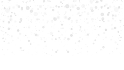 Abstract transparent snowfall overlay, winter background template. Falling snow, particles bokeh, light effect, background for weather. Freeze, frost, blizzard.