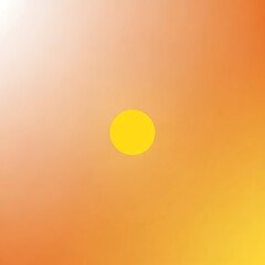 Radiant Sun - A Minimalist Design in Warm Orange Tones.