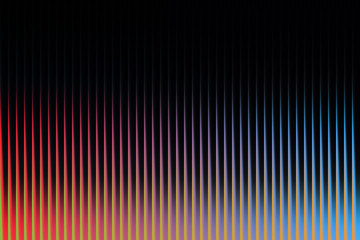 Abstract background with colorful vertical lines and dark gradient on top