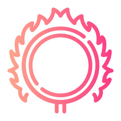 fire ring gradient icon