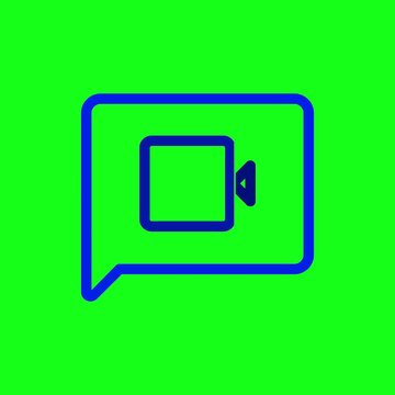 Video chat Icon 6 | Animated Icon Video for UI, App & Motion Design