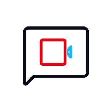 Video chat Icon 12 | Animated Icon Video for UI, App & Motion Design
