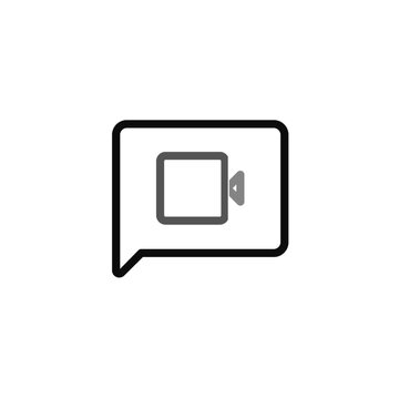 Video chat Icon 16 | Animated Icon Video for UI, App & Motion Design