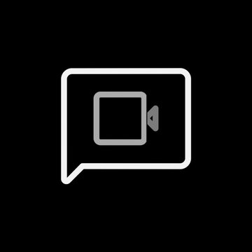 Video chat Icon 17 | Animated Icon Video for UI, App & Motion Design