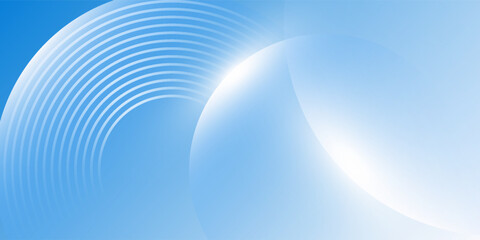 Abstract blue modern background with circle elements. Digital technology concept. Eps10