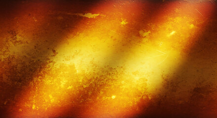 Grunge Metal Texture Background with Orange and Brown Colors
