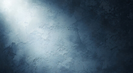 Abstract Blue Texture Plaster Wall Background, Dark Moody Backdrop
