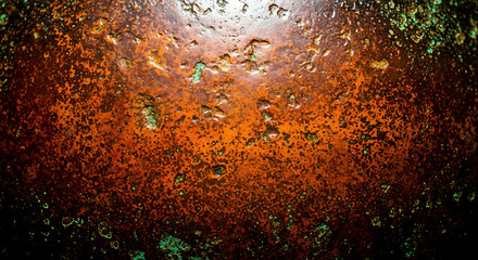 Copper Patina Detail Dark Tones Oxidation Bronze Texture Surface
