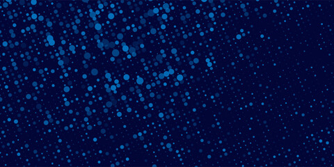 Dots halftone blue color pattern gradient texture with technology digital background. Dots pop art comics with summer background. Eps10
