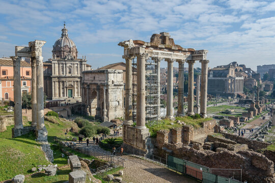 Roman Forum, Rome, Italy - Powered by Adobe