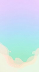 Pastel Sky Dreamscape - A Serene Gradient with Soft Clouds.