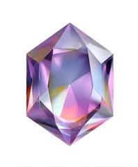 A Shimmering Gem: A close-up view captures the captivating beauty of a faceted gemstone, its surfaces reflecting light and creating a dazzling display of color and brilliance.