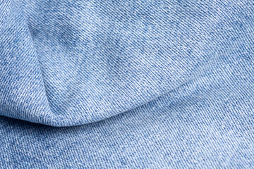 Blue jeans texture background. Denim background.