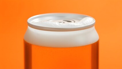 A full glass of fresh brown drink (like beer) is isolated on a white background, as a single object or container