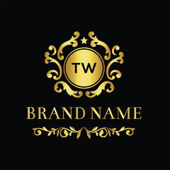 Unique handwritten letter logo design concept