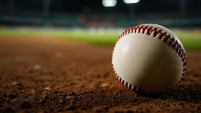 Baseball on the Pitchers Mound - A Close-Up View of Americas Favorite Pastime.