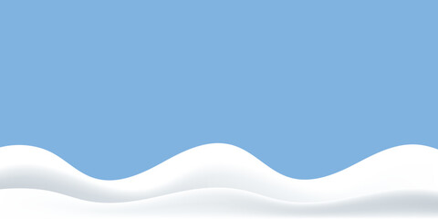 Cow's milk wave design element for healthy drink products