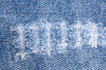 Blue jeans texture background. Denim background.