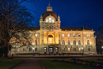 Obraz premium Palais du Rhin Night Illumination