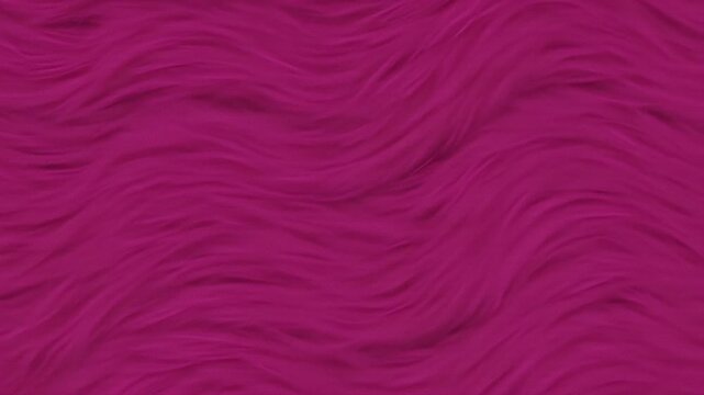 Vibrant Magenta Fur Texture Abstract Background Animation Seamless Loop